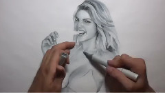 音乐短片 - Drawing Kate Upton
