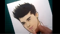 One Direction - Zayn Malik Drawing