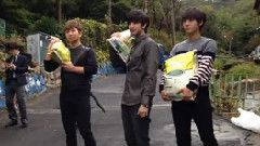 MBLAQ - G.O & 天动 & Mir参加捐赠大米