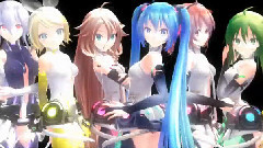 初音未来,镜音双子,巡音流歌,VOCALOID家族 - Follow Tomorrow