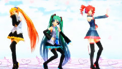 初音未来,重音teto,亚北音留,VOCALOID家族 - ねぇ