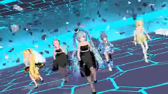 亚北音留,洛天依,镜音双子,巡音流歌,初音未来 - FREELY TOMORROW