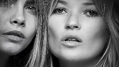 Kate Moss & Cara Delevigne - My Burberry香水广告